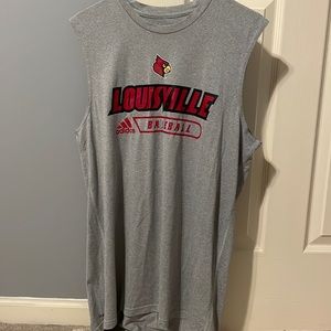 Adidas athletic tank Louisville baseball